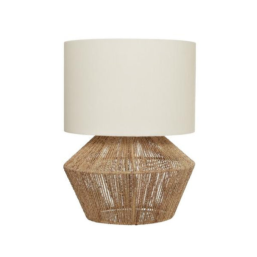 CASSIE - Modern Thread Base 1 Light Table Lamp Natural