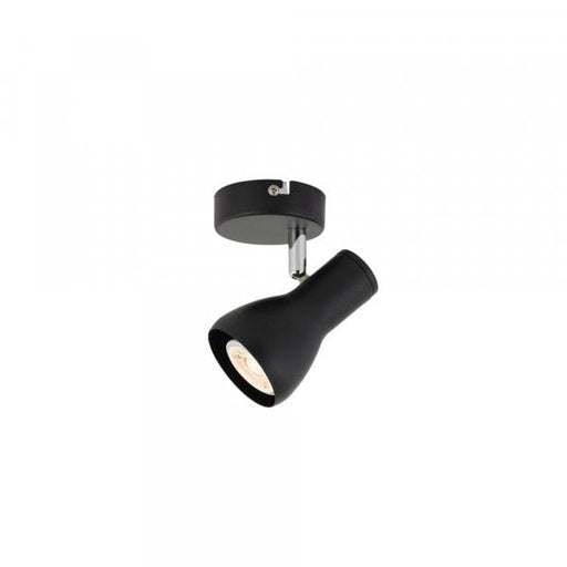 CURTIS - Modern Plain Black Adjustable GU10 Interior Spot Light Telbix