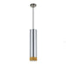 DAKOTA- Cylindrical Aluminium 5W LED Pendant With Oak Look Highlight - 3000K--telbix DAKOTA PE-ALOK