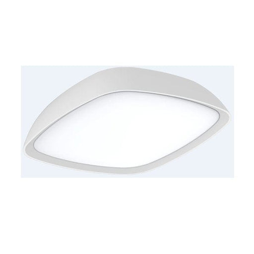 DOCCIA  Modern Square White 20W Warm White LED Exterior Wall/Ceiling Light - IP65 CLA