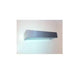 DONNY - Rectangular 2 Light Polished Aluminium Wall Light Frost Glass Top & Bottom Florentino