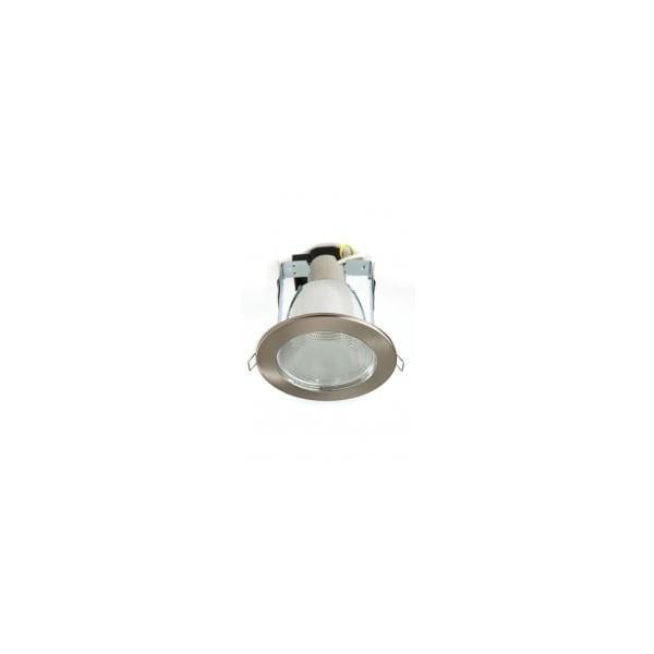 **(10 PACK)** 10EC1020SC Satin Chrome Trim Downlight - Requires LED or CFL E27 Bulb *** Why worry about replacing & matching fittings when you can simply replace the globe *** *Perfect for Smart LED Bulbs, inc. 12925 Brilliant Smart* Econolight