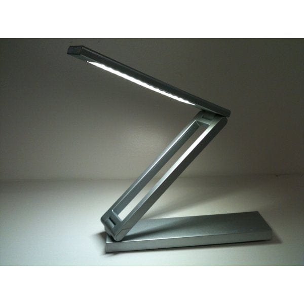 Rechargeable LED Portable Compact Desk/Utility Lamp - Silver Econolight