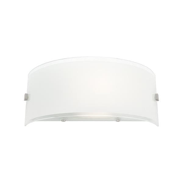 ETERNITY - Modern 1 Light Wall Sconce With Satin Chrome Metal Ware Cougar