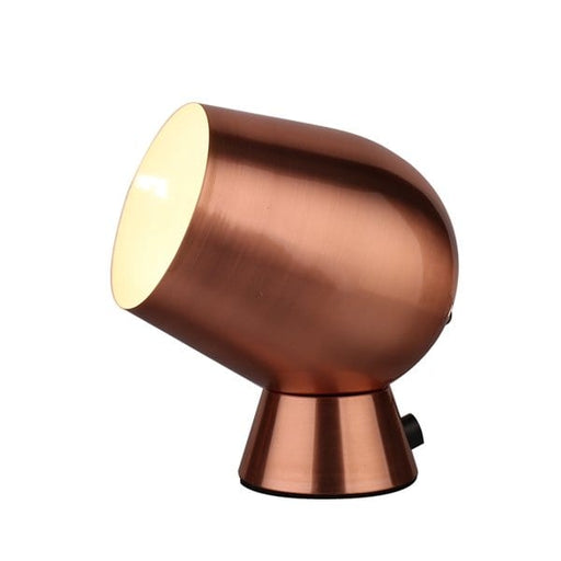 FOKUS - Copper Metal Interior On/Off Touch Table Lamp CLA
