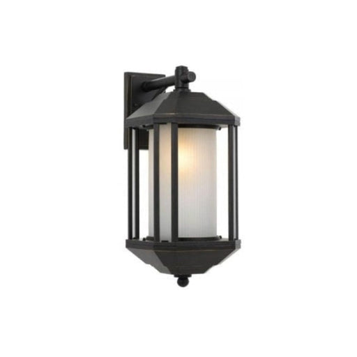 HAVARD - Small Black Traditional Style Coach Light With Frosted Inner Diffuser telbix HAVARD EX155-BK