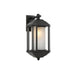 HAVARD - Small Black Traditional Style Coach Light With Frosted Inner Diffuser telbix HAVARD EX155-BK
