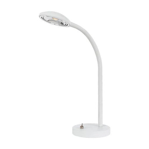 Plain White Slim LED Desk Lamp - Tyler