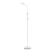 Sleek Plain White LED Floor Lamp - Tyler
