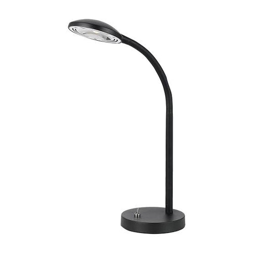 Plain Black LED Desk Lamp - Tyler