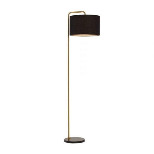 INGRID - Stunning Black & Gold 1 Light Floor Lamp-telbix INGRID FL-GDBK