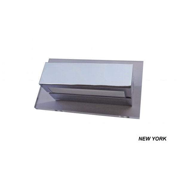 NEW YORK - Satin Nickel With Acrylic Border 6W LED Wall Light - 3000K CLA