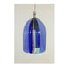 JACARANDA - Stunning Blue Murano Glass 1 Light Pendant Florentino