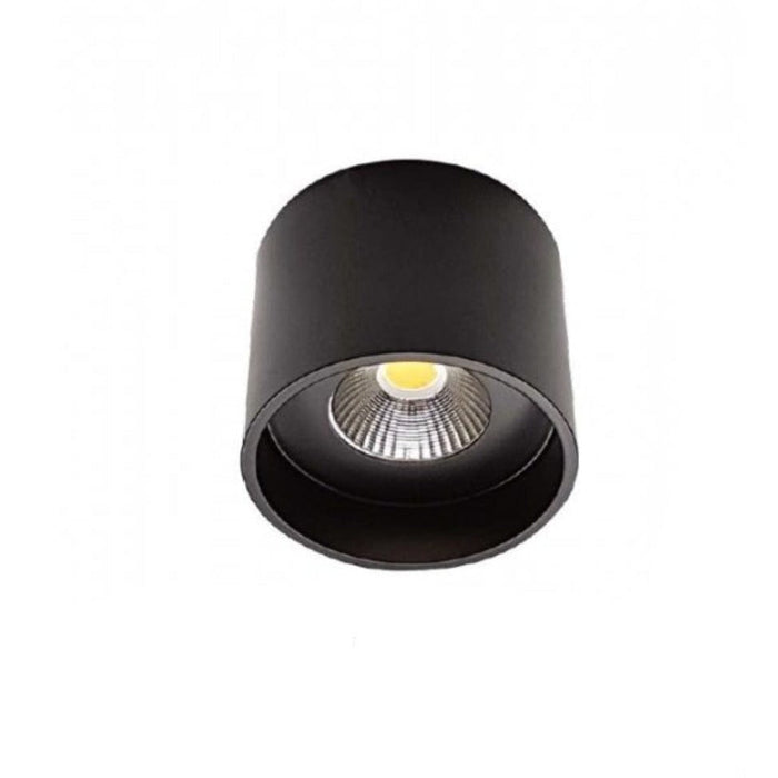 KEON - Large Round Black 20W Natural White Dimmable Surface Mounted LED Down Light-telbix KEON 20-BK85