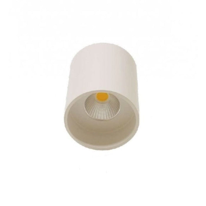 KEON - Small Round White 10W Natural White Dimmable Surface Mounted LED Down Light-telbix KEON 10-WH85