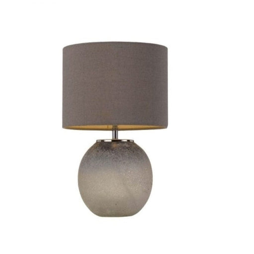 LARA - Modern Grey/White Base 1 Light Table Lamp With Grey Shade-telbix LARA TL-GR