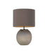 LARA - Modern Grey/White Base 1 Light Table Lamp With Grey Shade-telbix LARA TL-GR