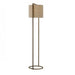 LOFTUS - Ultra Modern Rust Finish Base 1 Light Floor Lamp With Sand Coloured Fabric Shade-telbix LOFTUS FL-RST