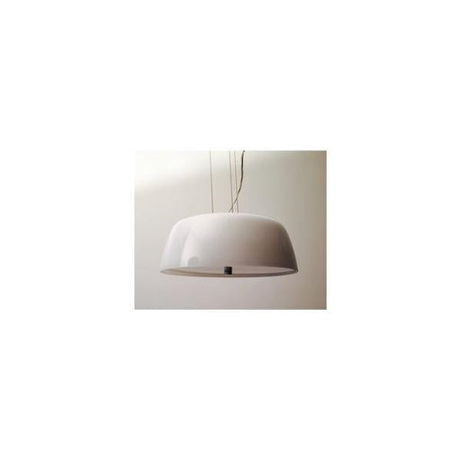 MAROCCO - Modern Round White Glass 3 Light Pendant Florentino