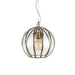 MEDINA - Stunning Antique Brass & Clear Glass 1 Light Domed Pendant  - 300mm Telbix