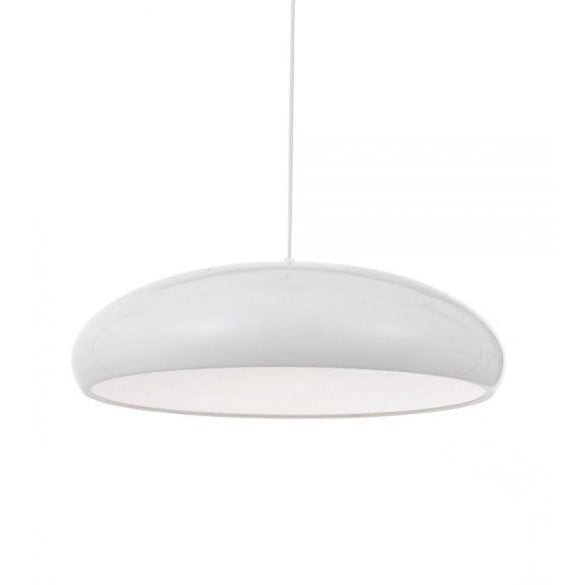 ORLO - Large Ultra Modern White 3 Light Dome Pendant-telbix ORLO PE60-WH