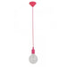 PEN - Modern Pink Silicone 1 Light Suspension CLA