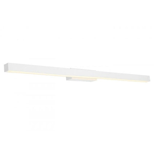 POLO - Large Modern White 24W Warm White Vanity Wall Bracket Featuring Opal Acrylic Lens Cougar