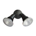 SEC - Black Twin Adjustable 10W Natural White LED Exterior Flood Light - IP44 CLA