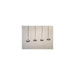 SENECA - Modern Chrome 4 Light Cool White LED Pendant On Cord Suspension Florentino