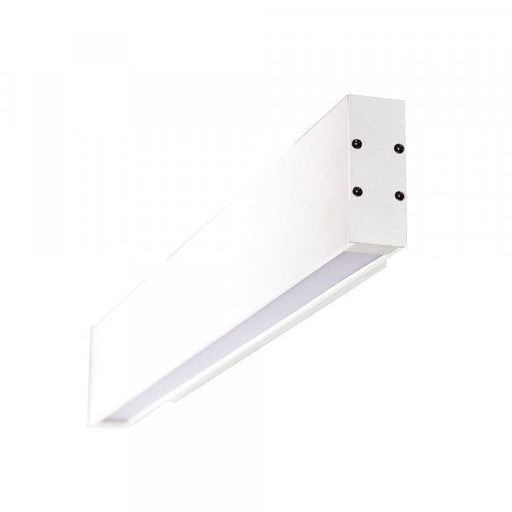 SLATE - Large Modern White Rectangular 58W Cool White LED Up/Down Interior Wall Bracket - Can Be Wired To Be Switched Independently Oriel