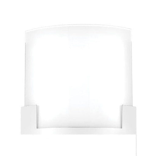 SOLITA - Small Modern White 12W CCT (Colour Changing) LED Interior Wall Bracket With Frosted Glass-SOLITA WB20-WH