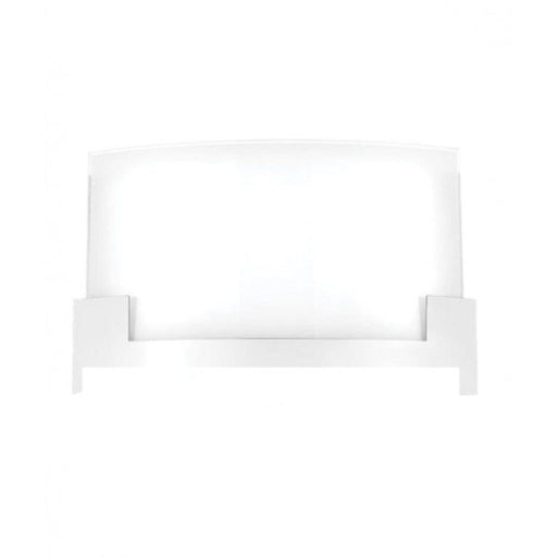SOLITA - Large Modern White 12W CCT (Colour Changing) LED Interior Wall Bracket With Frosted Glass Telbix