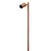 COPPER - Modern Low Voltage Polished Copper Exterior Single Garden Spike Light - IP65  ****DRIVER/TRANSFORMER REQUIRED**** CLA
