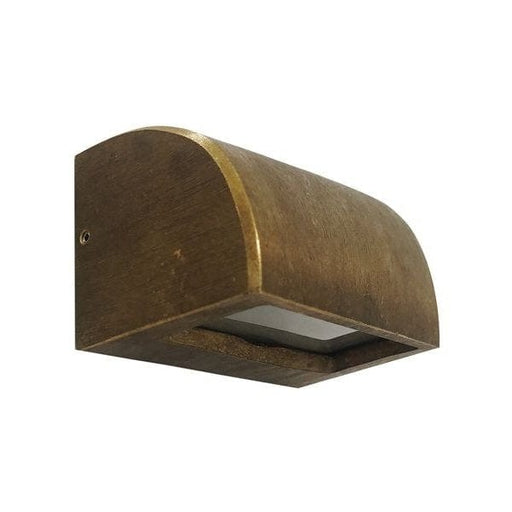 BRONZE - Modern Large Low Voltage DC Curved Bronze Exterior Surface Mounted Wall Light - IP65  ****DRIVER/TRANSFORMER REQUIRED**** CLA