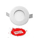 STOW - Round White Natural 3W Recessed LED Stair Light Telbix