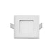 STOW - Square White Natural 3W Recessed LED Stair Light Telbix