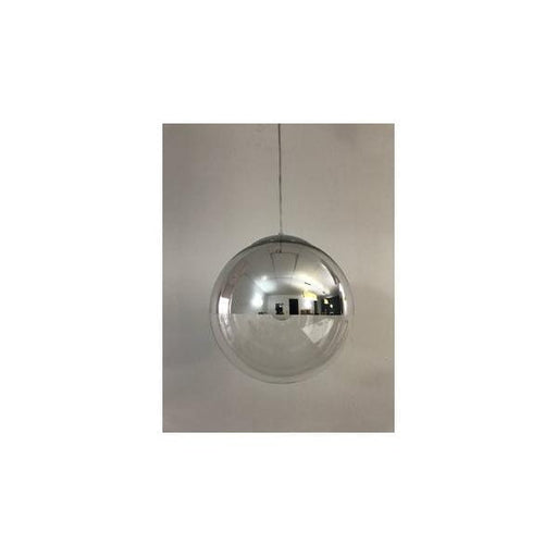 TICANO - Small Modern Two Toned Chrome And Clear Glass 1 Light Pendant - 250mm Florentino