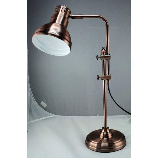 FEDERATION - Traditional Antique Copper Metal 1 Light Table Lamp Toongabbie