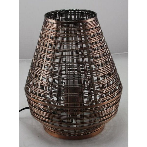 TABLE - Modern Antique Copper Metal Shade 1 Light Table Lamp Toongabbie