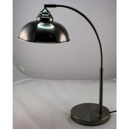 TABLE - Stunning Black Nickel 1 Light Table Lamp With Wide Reflector Toongabbie