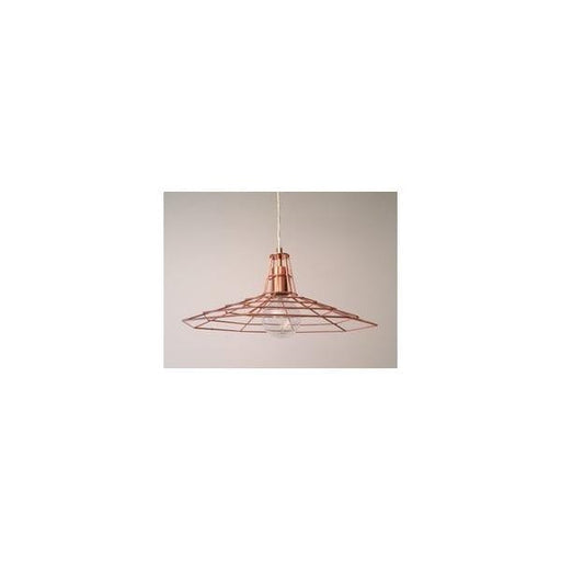WEB - Modern Copper Wire Shade 1 Light Pendant Light Florentino