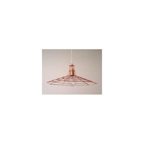 WEB - Modern Copper Wire Shade 1 Light Pendant Light Florentino
