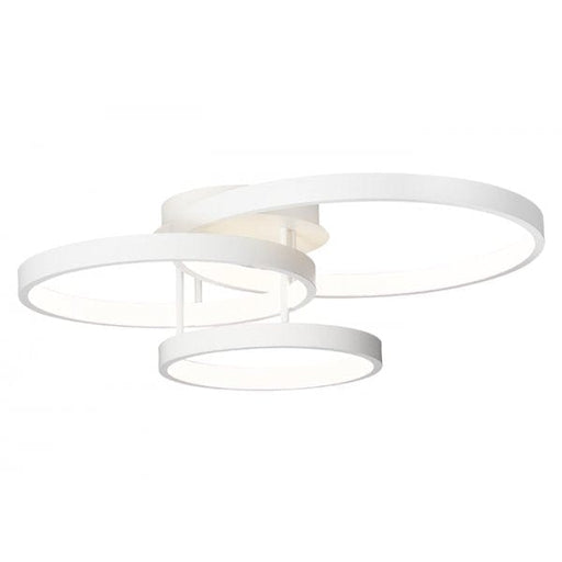 ZOLA White 3 Light 84W CTC LED Pendant with 3000K Warm White Built-In LEDs Cougar
